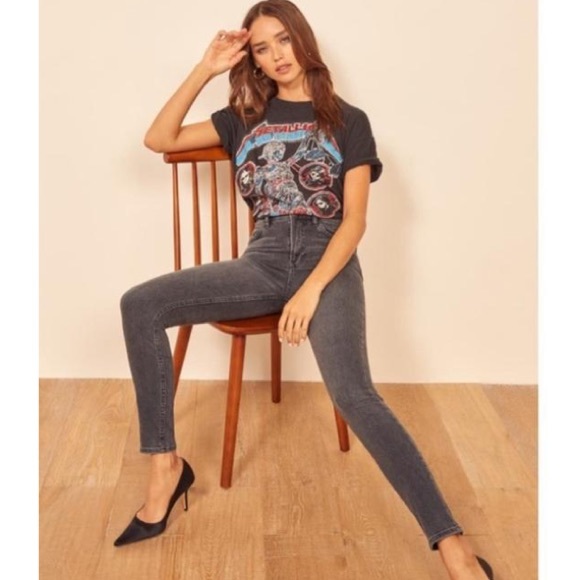 Reformation Denim - Reformation High Rise Skinny Jeans